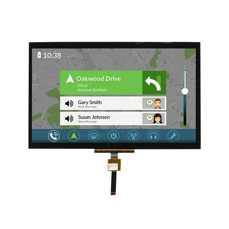 10.1 'Módulo de tela de toque capacitiva TFT, legível por luz solar