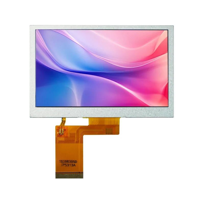 4.3 'Normalmente módulo de exibição TFT LCD Square TFT normalmente branco
